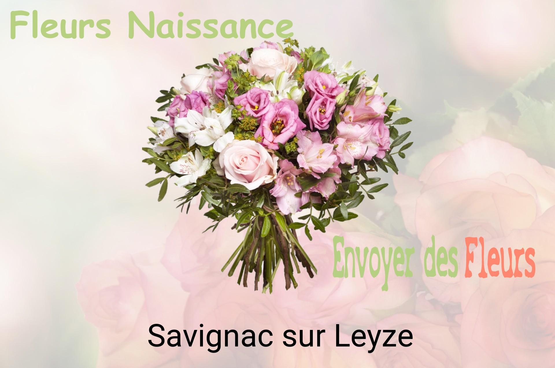 Bouquet de fleurs de naissance livré à Savignac-sur-Leyze